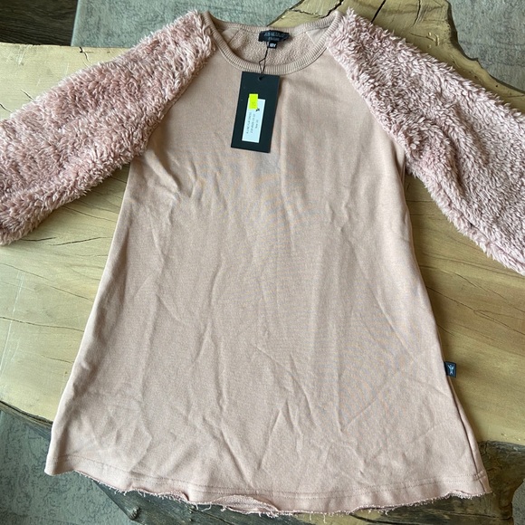 ABALULU Me & Mi A Line Fur Dress - Picture 1 of 6